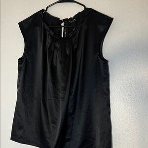 AXCESS Elegant Black Sleeveless Blouse